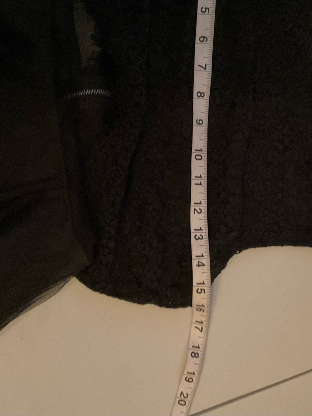 Teeze Me Black Lace Fit & Flare Cocktail Dress Size 11/12 Sleeveless Tulle Skirt - Picture 7 of 8